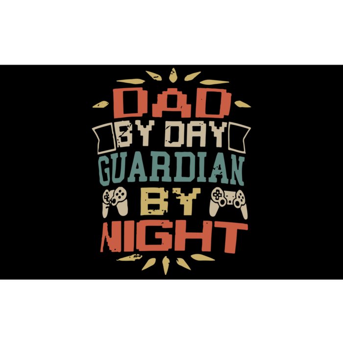 Dad By Day Guardian By Night Bumper Sticker