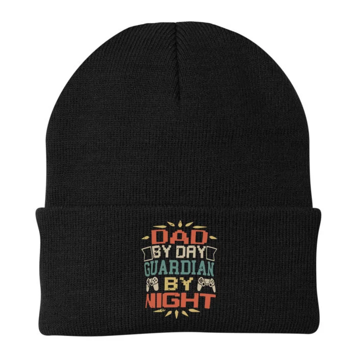 Dad By Day Guardian By Night Knit Cap Winter Beanie