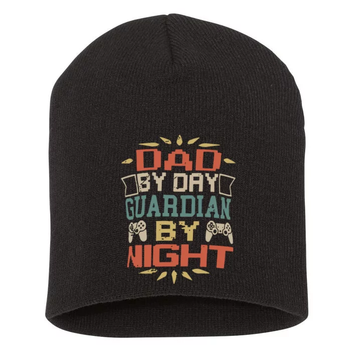 Dad By Day Guardian By Night Short Acrylic Beanie