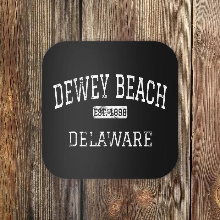 Dewey Beach Delaware De Vintage Coaster