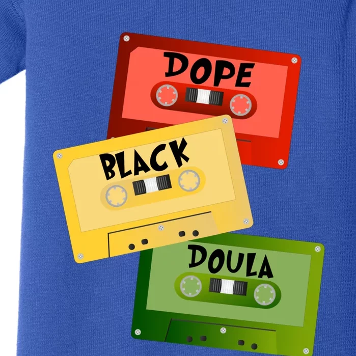 Dope Black Doula Black History Month Black Birth Matters Gift Baby Bodysuit