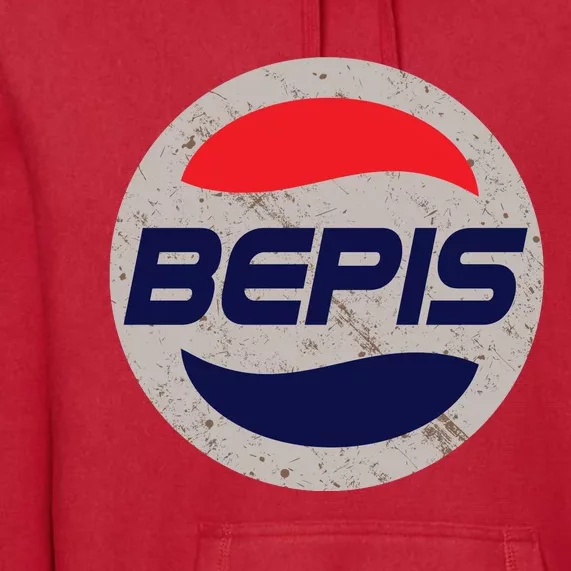 Distressed BEPIS Dank Meme Premium Hoodie