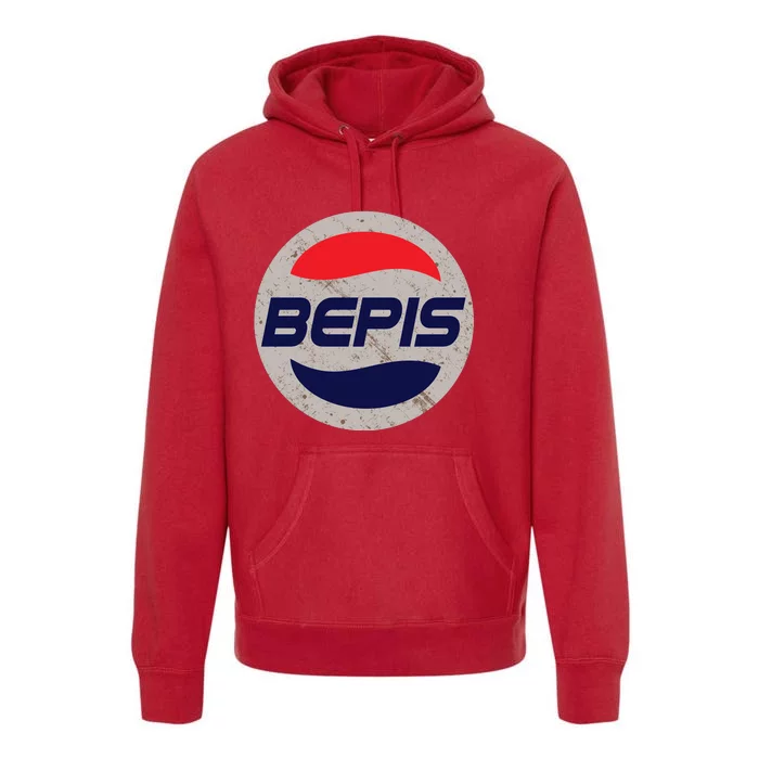 Distressed BEPIS Dank Meme Premium Hoodie