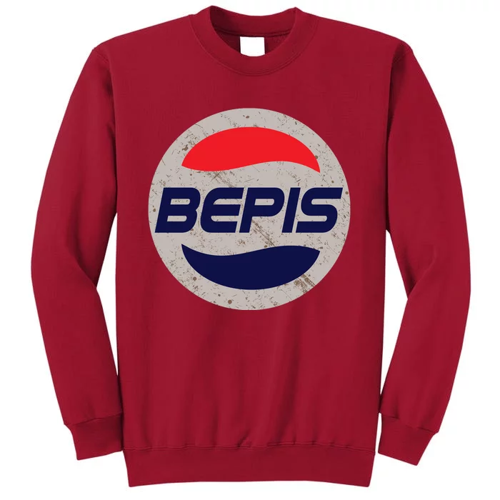 Distressed BEPIS Dank Meme Tall Sweatshirt