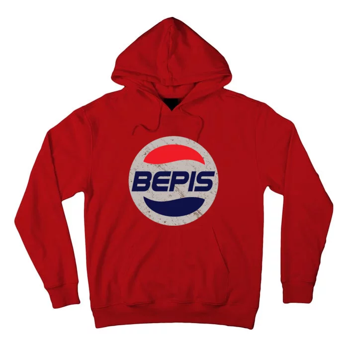 Distressed BEPIS Dank Meme Tall Hoodie