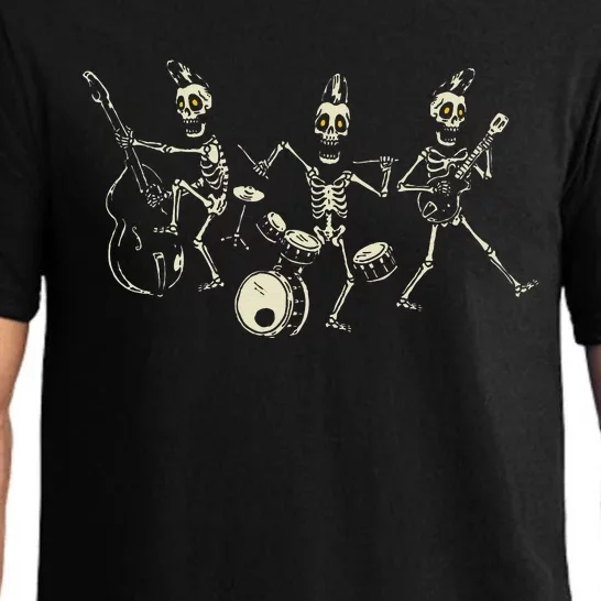 Dem Bones Dancing Singing Skeleton Rock Band Pajama Set