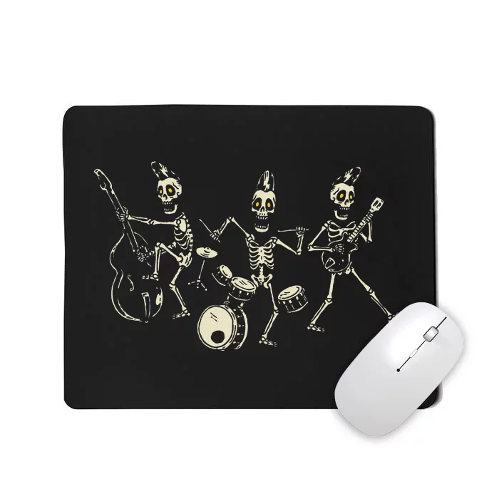 Dem Bones Dancing Singing Skeleton Rock Band Mousepad