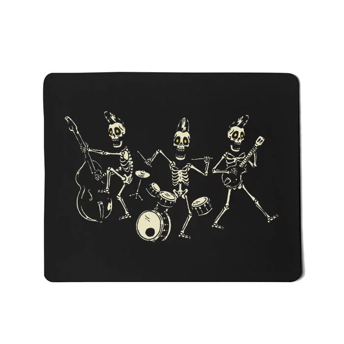 Dem Bones Dancing Singing Skeleton Rock Band Mousepad