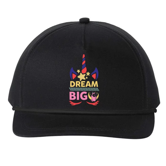 Dream Big Snapback Five-Panel Rope Hat