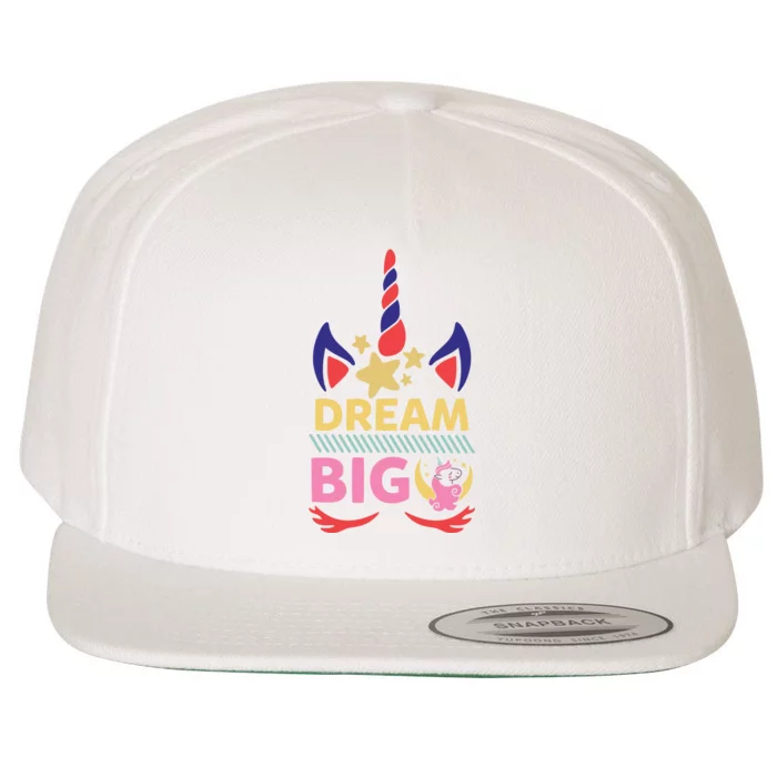 Dream Big Wool Snapback Cap