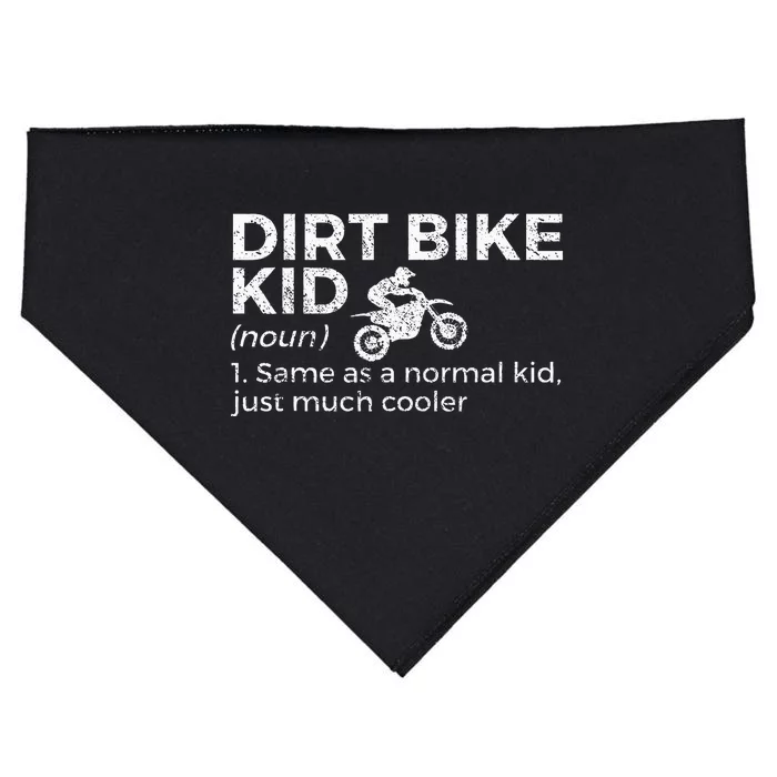 Dirt Bike Definition Motocross USA-Made Doggie Bandana