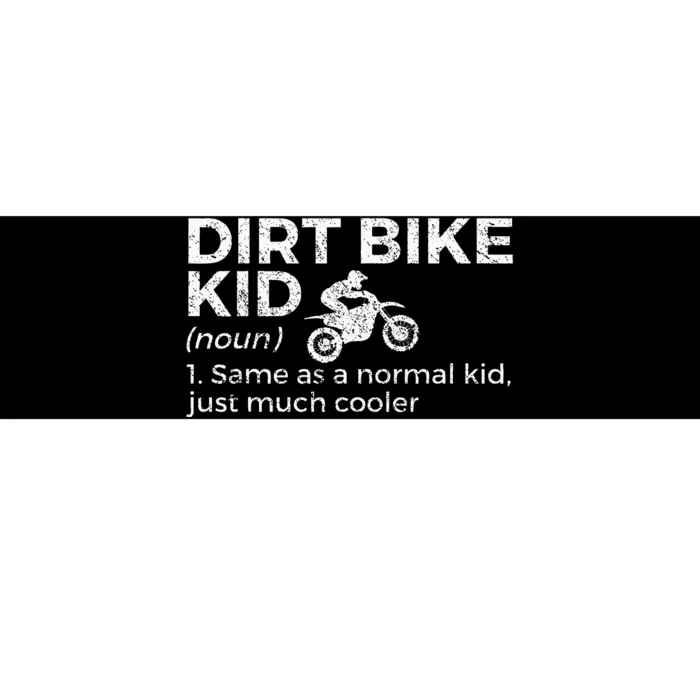 Dirt Bike Definition Motocross Bumper Sticker