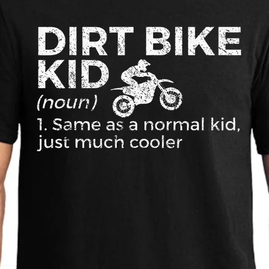 Dirt Bike Definition Motocross Pajama Set