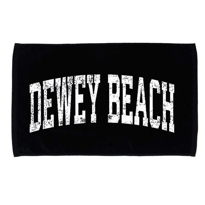 Dewey Beach Delaware De Vintage Athletic Sports Design Microfiber Hand Towel