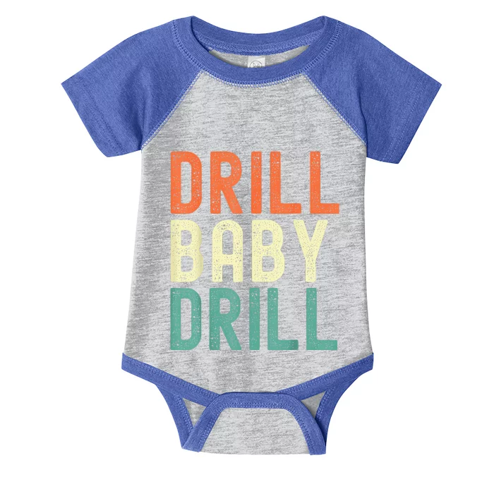 Drill Baby Drill Trump 2024 Infant Baby Jersey Bodysuit