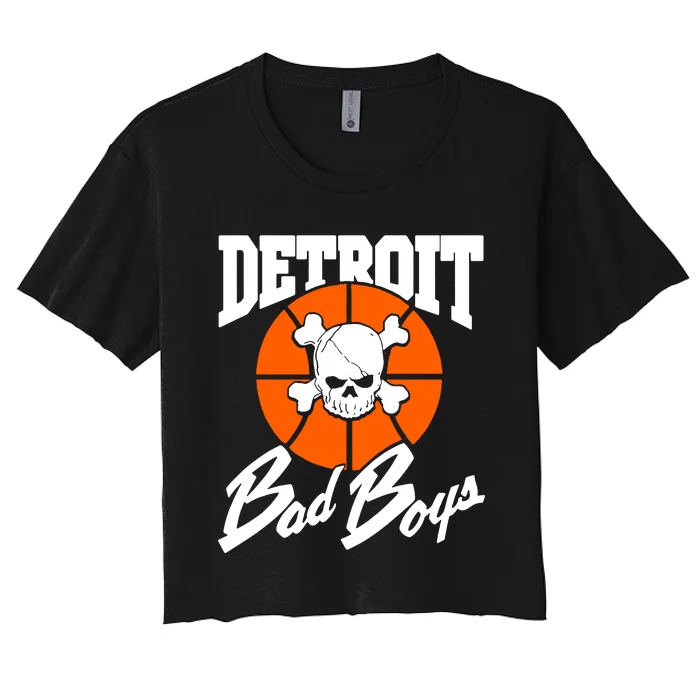 Detroit Basketball Women's Crop Top Tee