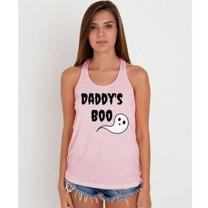 DaddyS Boo Ddlg Little Space Abdl Funny Halloween Gift Women's Knotted Racerback Tank