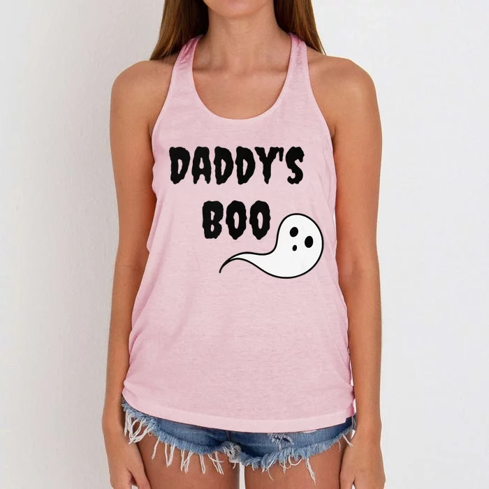 DaddyS Boo Ddlg Little Space Abdl Funny Halloween Gift Women's Knotted Racerback Tank