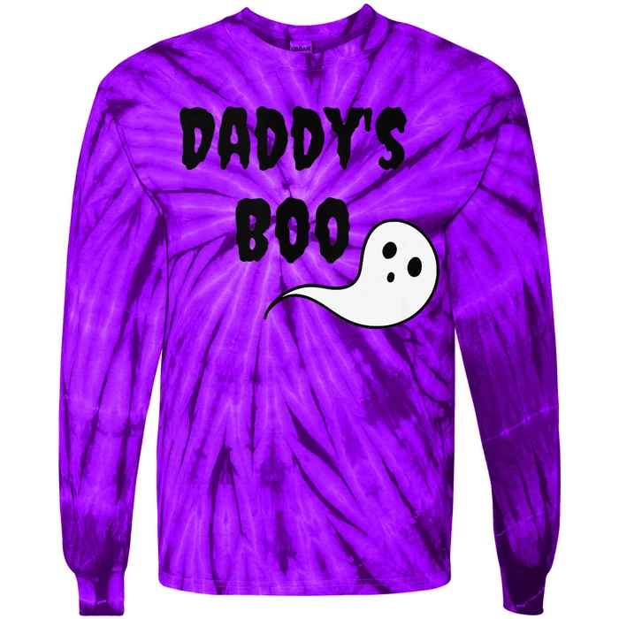 DaddyS Boo Ddlg Little Space Abdl Funny Halloween Gift Tie-Dye Long Sleeve Shirt