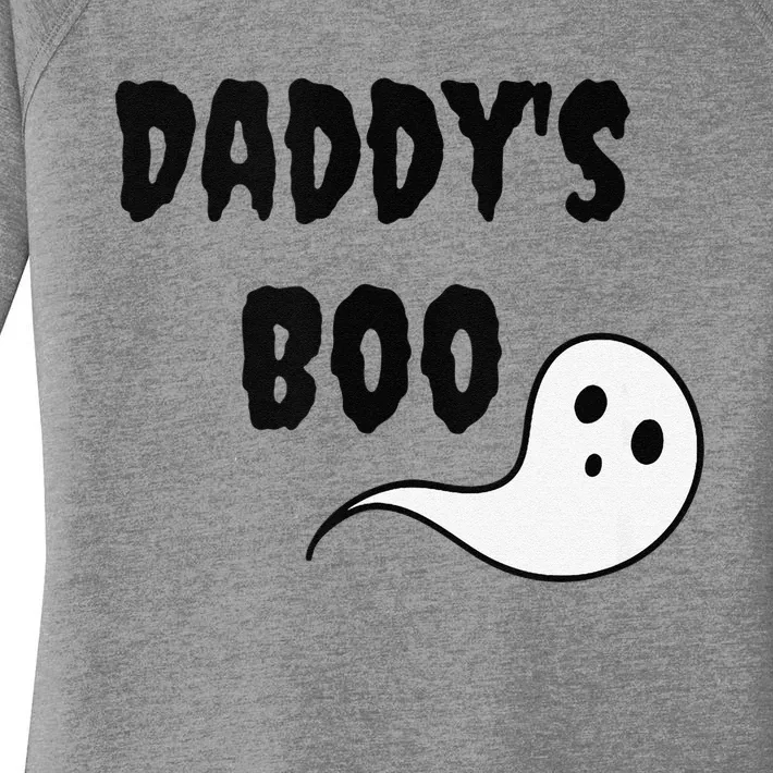 DaddyS Boo Ddlg Little Space Abdl Funny Halloween Gift Women's Perfect Tri Tunic Long Sleeve Shirt