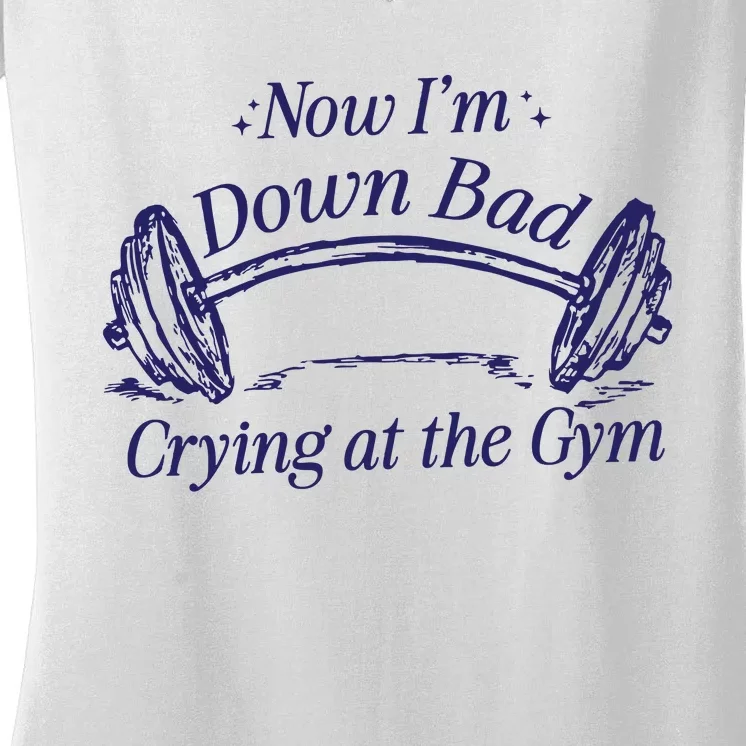 Down Bad Women's V-Neck T-Shirt