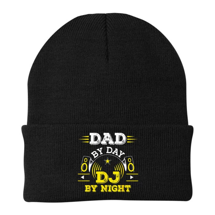 Dad by Day DJ by Night Knit Cap Winter Beanie