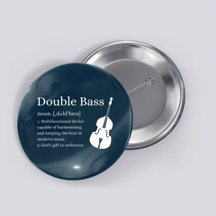 Double Bass Definition Upright Bass Instrument Button