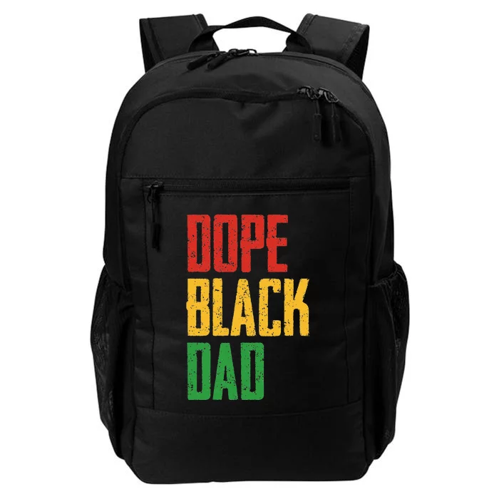 Dope Black Dad Juneteenth 1865 Freedom Fathers Day Daily Commute Backpack