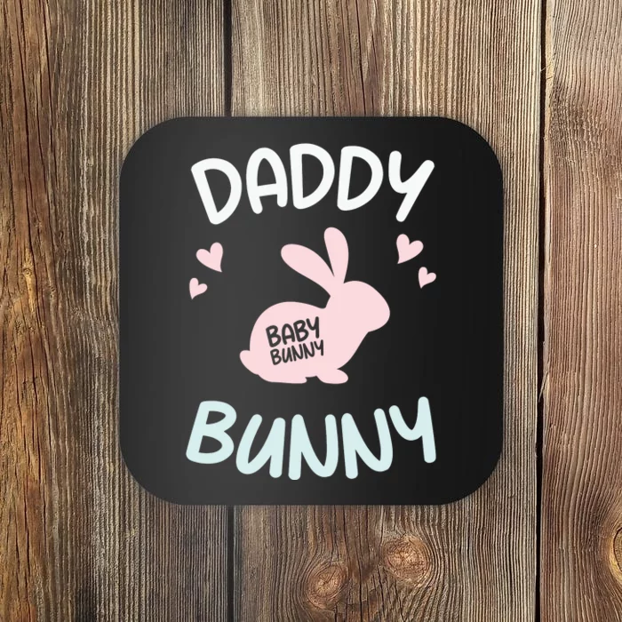 Daddy Bunny Daddy Easter Dad Father's Day Easter Day Coaster