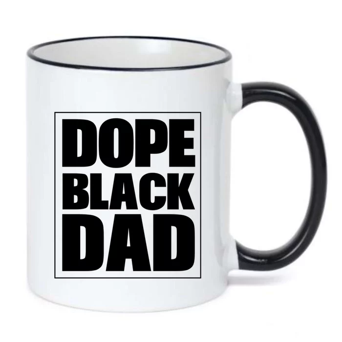 Dope Black Dad Black Fathers Matter 'S Black Afro Meaningful Gift Black Color Changing Mug