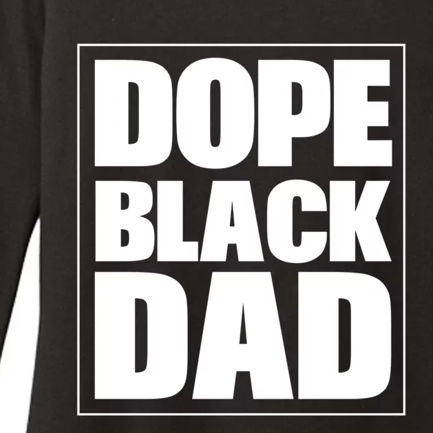 Dope Black Dad Black Fathers Matter 'S Black Afro Meaningful Gift Womens CVC Long Sleeve Shirt