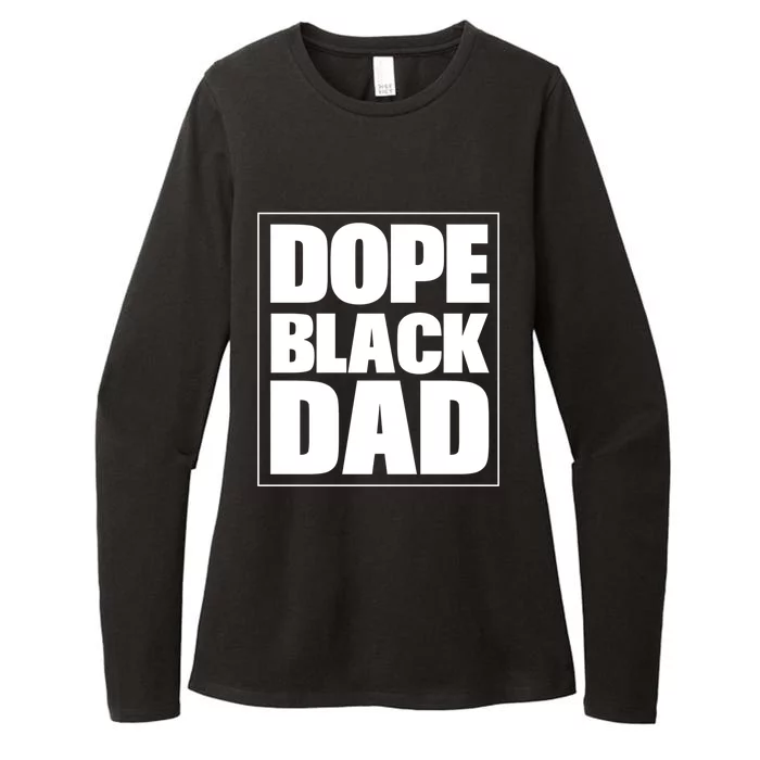 Dope Black Dad Black Fathers Matter 'S Black Afro Meaningful Gift Womens CVC Long Sleeve Shirt