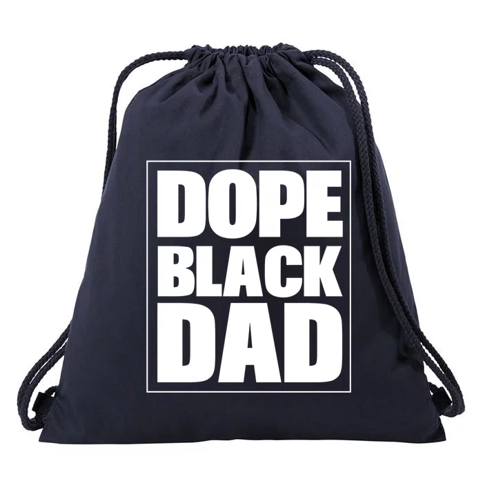 Dope Black Dad Black Fathers Matter 'S Black Afro Meaningful Gift Drawstring Bag