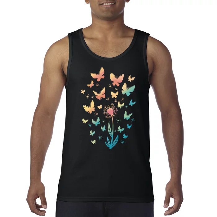 Dandelion Butterfly Tank Top