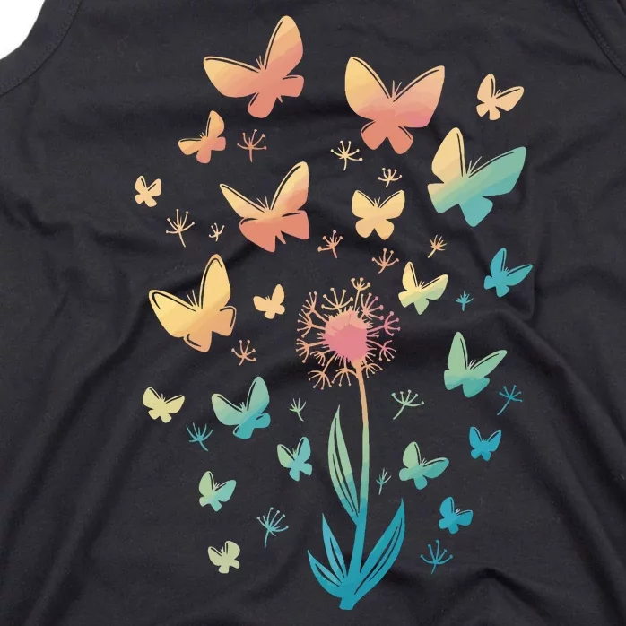 Dandelion Butterfly Tank Top