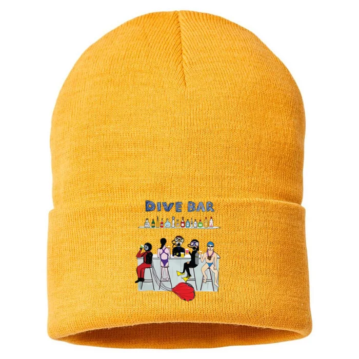 Dive Bar Sustainable Knit Beanie