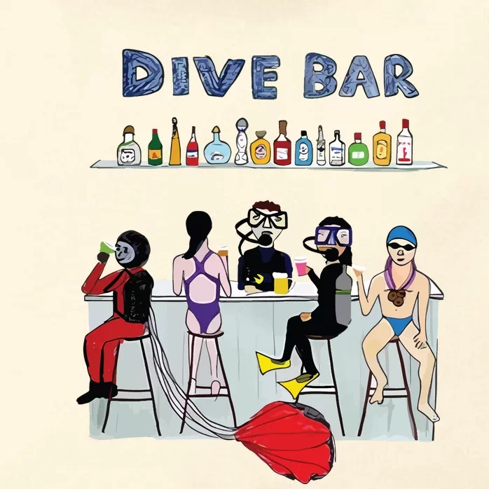 Dive Bar Zip Tote Bag