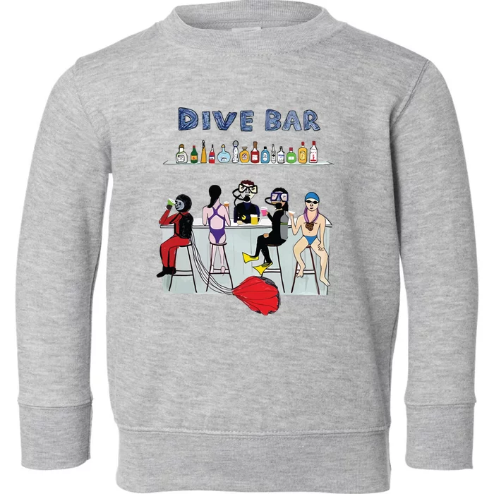 Dive Bar Toddler Sweatshirt