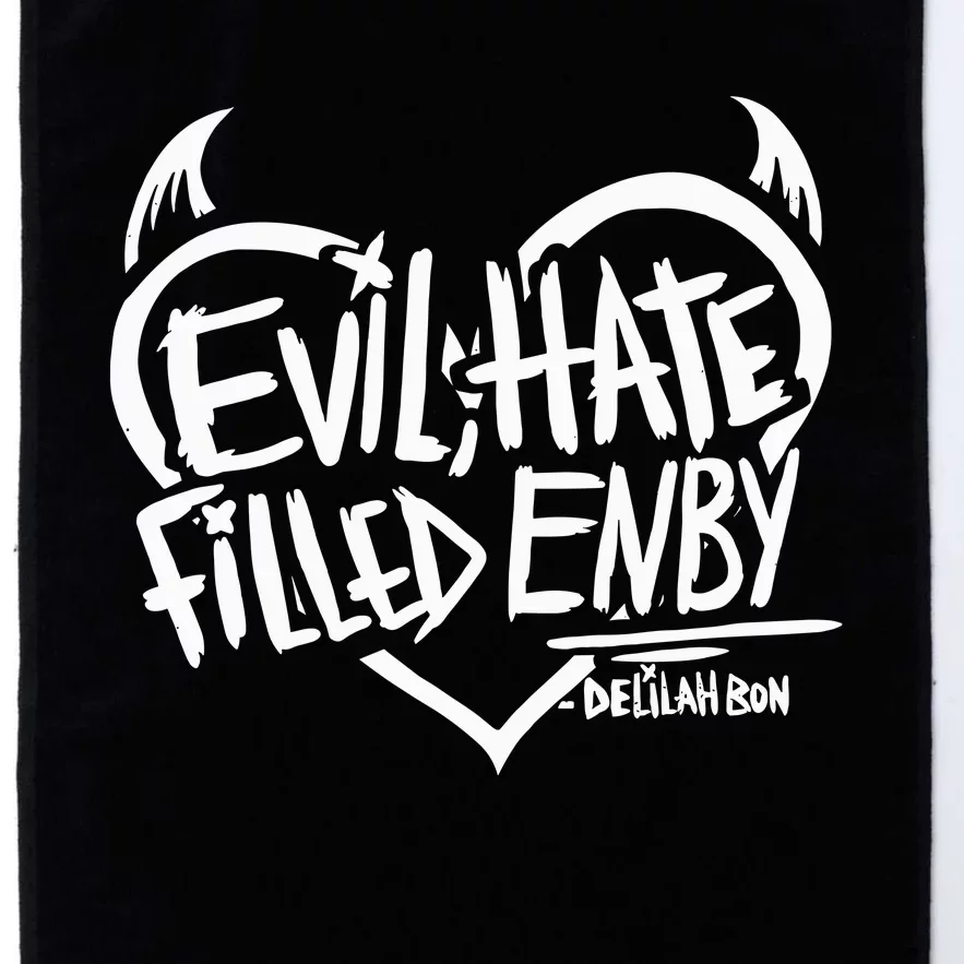 Delilah Bon Evil Hate Filled Enby Platinum Collection Golf Towel