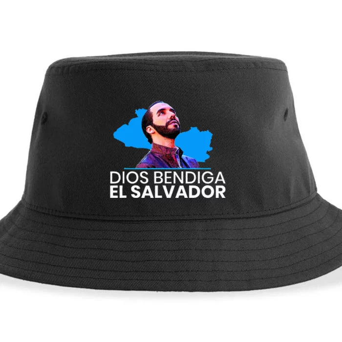 Dios Bendiga El Salvador Nayib Bukele Presidente Sustainable Bucket Hat