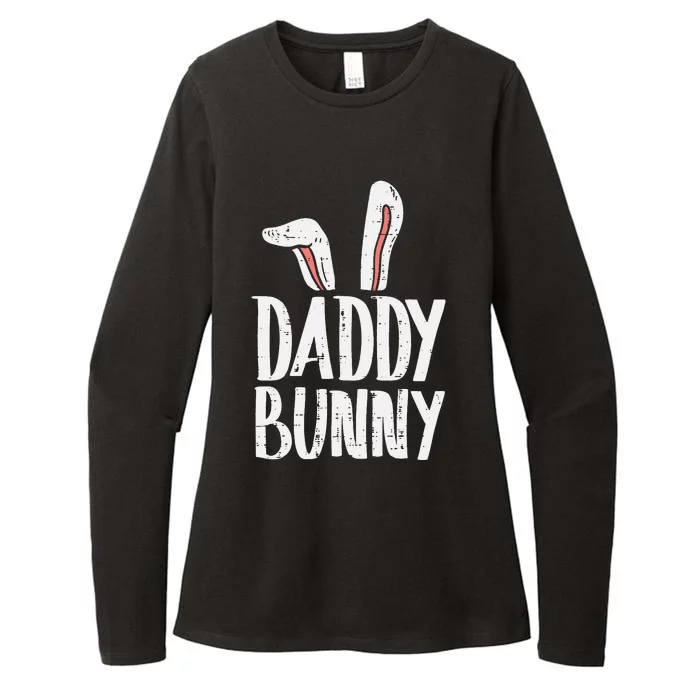 Daddy Bunny Ears Easter Family Matching Dad Father Papa Womens CVC Long Sleeve Shirt