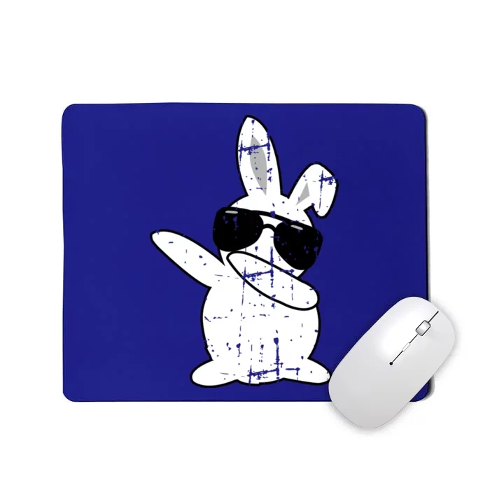 Dabbing Bunny Easter Outfit And Bunny Dad Matching Gift Mousepad