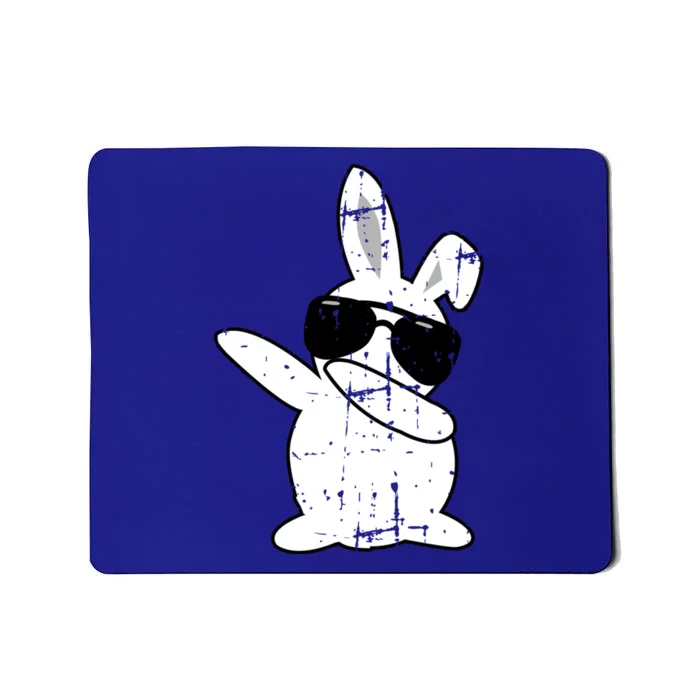 Dabbing Bunny Easter Outfit And Bunny Dad Matching Gift Mousepad