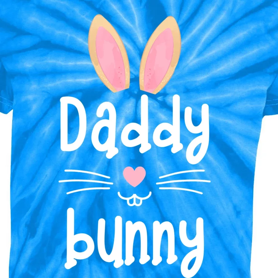 Daddy Bunny Ears Easter Family Matching Dad Father Papa Gift Kids Tie-Dye T-Shirt