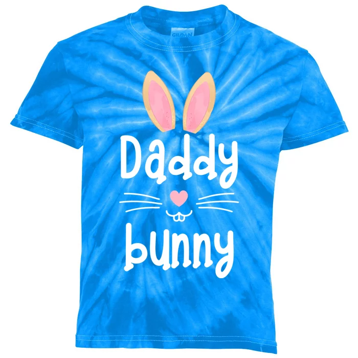 Daddy Bunny Ears Easter Family Matching Dad Father Papa Gift Kids Tie-Dye T-Shirt