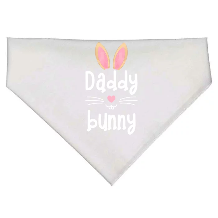 Daddy Bunny Ears Easter Family Matching Dad Father Papa Gift USA-Made Doggie Bandana