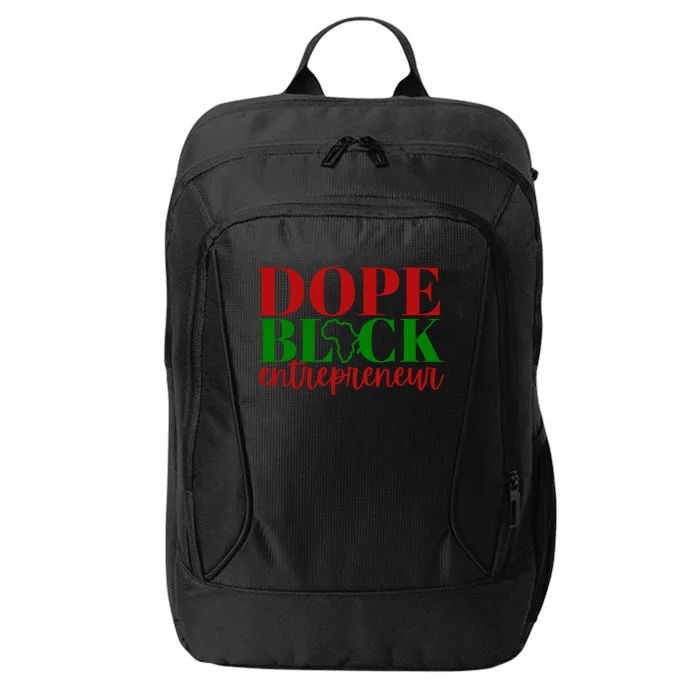 Dope Black Entrepreneur Gift Idea For Black Business Owners Gift City Backpack