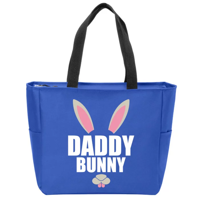 Daddy Bunny Easter Husband Easter Father Easter Dad Bunny Gift Zip Tote Bag