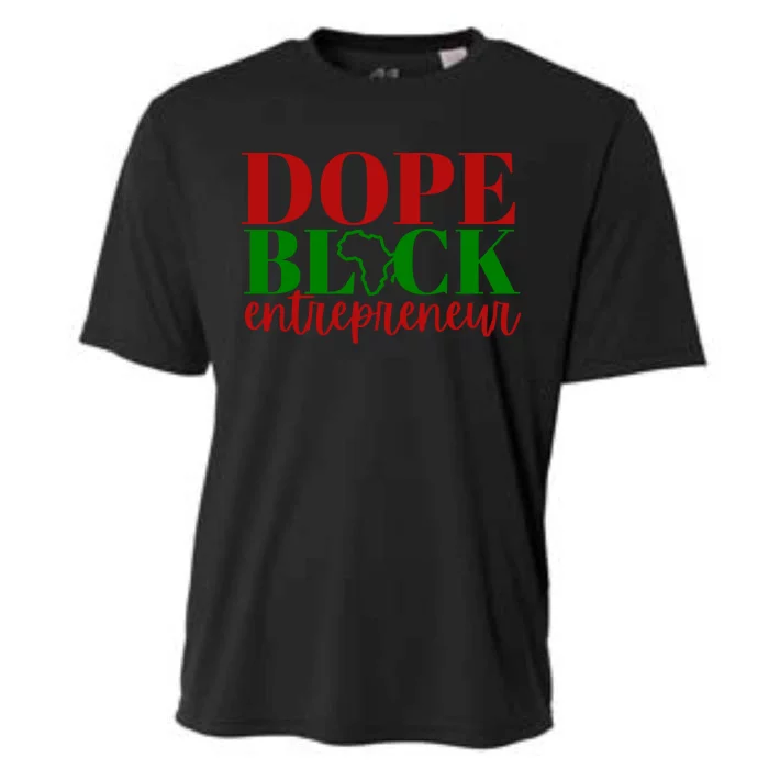 Dope Black Entrepreneur Gift Idea For Black Business Owners Gift Cooling Performance Crew T-Shirt