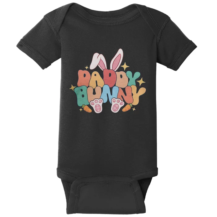 Daddy Bunny Easter Day Daddy Bunny Dad Easter Bunny Matching Family Baby Bodysuit